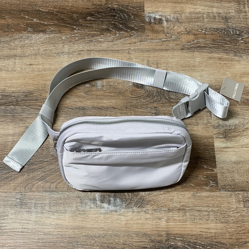 Falls Creek Light Gray Fanny Pack